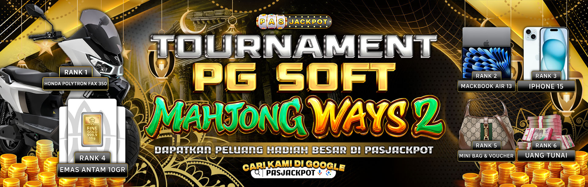 TOURNAMEN PGSOFT - MAHJONG WAYS 2 !