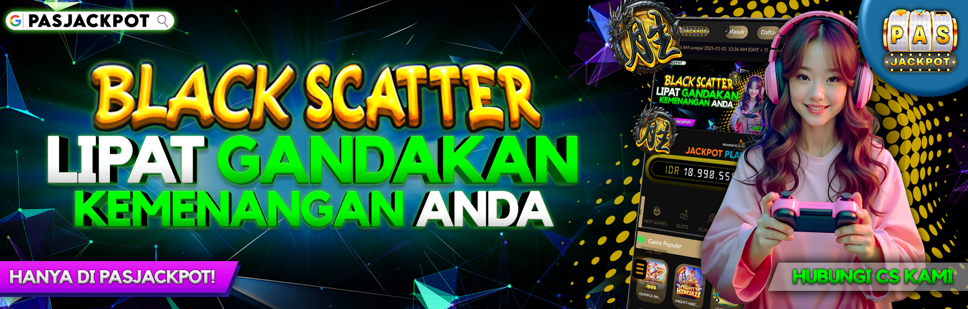 SCATTER HITAM