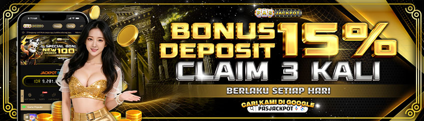 DEPOSIT + FREE SALDO 15% BISA DI AMBIL 3X SEHARI