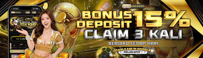 DEPOSIT + FREE SALDO 15% BISA DI AMBIL 3X SEHARI